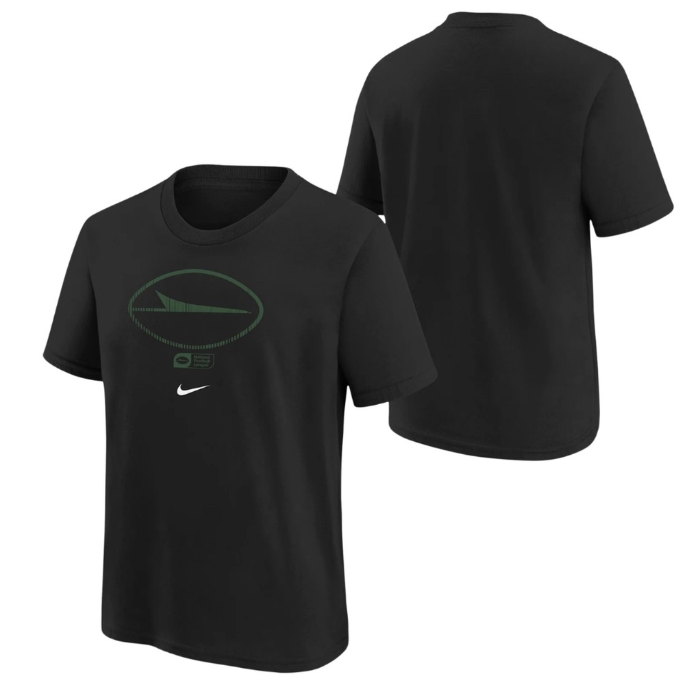 Nike Youth Black New York Jets Faded Essential T-Shirt, L